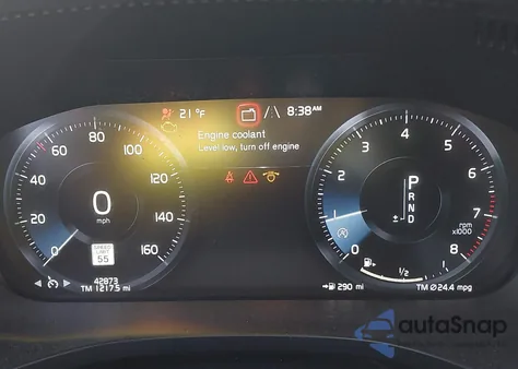 2021 Volvo Xc60 T5 Momentum z USA, uszkodzony, nr VIN YV4102RK2M1846034